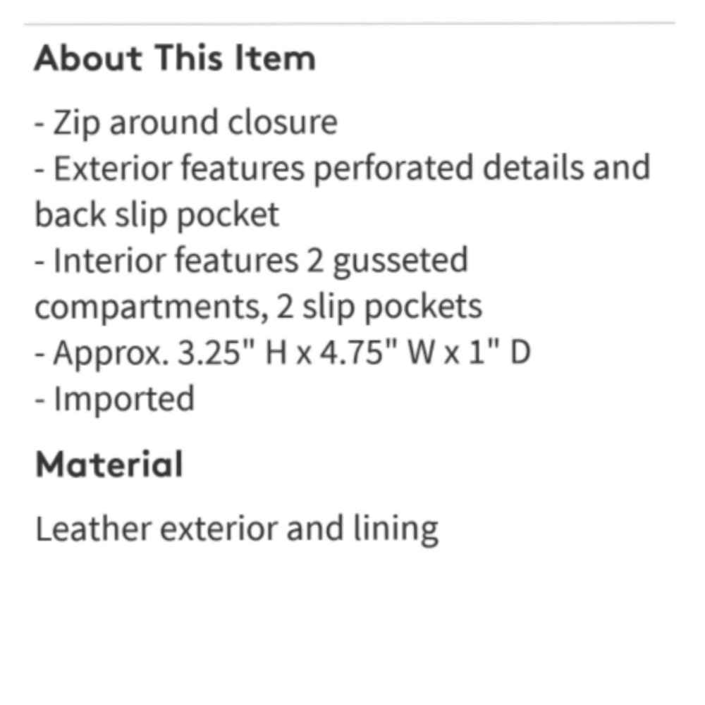 Frye - Ilana Small Zip Wallet - Picture 8 of 8